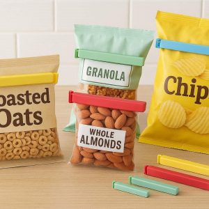 26 Premium Airtight Food Sealing Clips Set Multiple Sizes Plastic Bag Grippers For Kitchen Pantry Storage Cereal Snacks