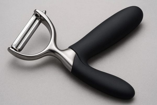 Heavy Duty Zinc Alloy Vegetable Peeler Ergonomic Comfort Handle Sharp Swivel Blade Elegant Kitchen Utensil For Home Chef